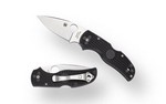Spyderco Native 5 Folding Knife, Plain Edge, CPMS35VN Steel, Black Finish C41PBK5