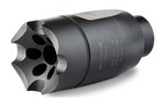 Ultradyne USA ATHENA Linear Compensator, 5.56MM/223REM, Fits AR-15s with 1/2X28 Threads, Black, 3.8 oz., 416 Stainless Steel, Includes Shrouded Timing Nut UD10660