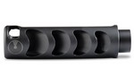 Ultradyne USA APOLLO Brake, 5.56MM/223REM, Fits AR-15s with 1/2X28 Threads, Black, 4.4 oz., 416 Stainless Steel, Includes Shrouded Timing Nut UD10680