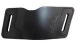 Versa Carry Quick Slide S1 Leather Belt Slide Holster, Fits Most Single Stack Semi-Automatic Pistols, Right Hand,Black Leather AOWBBK3