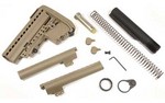 VLTOR E-MOD Mil-Spec Stock, Fits AR-15, Tan Finish AEBK-MT