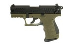 Walther P22QD, Semi-automatic, Double Action/Single Action, Compact, 22LR, 3.4