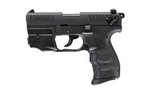 Walther P22QD, Semi-automatic, Double Action/Single Action, Compact, 22LR, 3.4