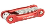 Warne Scope Mounts Multi-Tool, Compact, Aluminum Handle, Chrome-Vanadium Steel Bits, 12 Most Popular Driver Bits. AllenHead .05in., 1/16in., 5/64in., 3/32in., 1/8in., & 5/32in., Torx Driver T10, T15, & T20, Pin Remover, Flat Blade Scewdriver, Phillips Hea