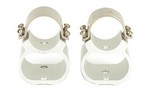 Weaver See-Thru Mount, For Ruger 10/22, Symmetrical Caps, Silver Finish 49734