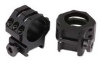 Weaver Tactical Ring, Fits Picatinny, 30mm, Medium, 6-Hole, Black 99693