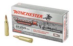 Winchester Ammunition Varmint X Lead Free, 22-250, 38 Grain, Varmint X Lead Free Hollow Point, 20 Round Box X22250PLF