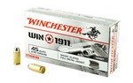 Winchester Ammunition Win1911, 45ACP, 230 Grain, Full Metal Jacket, 50 Round Box X45T