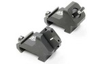 XS Sights XS Sights, XTI Xpress Threat Interdiction Sight, Standard Dot Tritium Front, White Stripe Express Rear, Fits AR-15, Angle Mount-Ambidextrous, installation kit included AR-0007-4