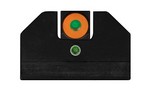 XS Sights F8 Night Sight, Fits Glock 42 and 43, Green with Orange Outline Front, Green Rear, Tritium Front/Rear GL-F008P-5