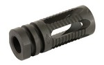 Yankee Hill Machine Co Phantom Comp/Flash Hider, 556NATO, 1/2x28, Smooth, Fits AR Rifles, Black Finish YHM-28-5C1