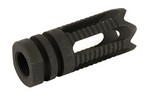 Yankee Hill Machine Co Phantom Comp/Flash Hider, 556NATO, 1/2x28, Aggressive, Fits AR Rifles, Black Finish YHM-28-5C2