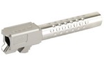ZEV Technologies Dimpled Barrel, 9MM, For Glock 19 (Gen1-5), Stainless Finish BBL-19-D