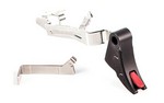 ZEV Technologies Pro Curved Drop in Trigger Kit, Fits Glock 9MM Gen 1-3, Black w/ Red Safety CFT-PRO-DRP-3G9-B-R