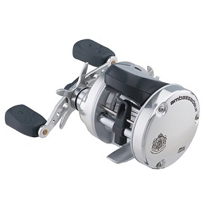 Abu Garcia 1400535 Ambassadeur s Line Counter Baitcast Round Reel 5500, 5.3:1 Gear Ratio, 3 Bearing, 25 1/2" Retrieve Rate, Right Hand, Clam Pack