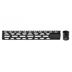 Advanced Technology International USA, LLC SHG1200 Slim AR-15 Free-Float Forend Package 12", Black