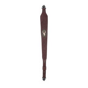 Allen Company 8140 Big Game Suede Deer Head Sling with Swivels, Brown/Black 
