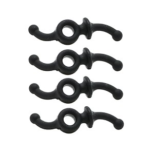Apex Gear AG460B Apex Doubled Down String Silencer Black, 4 Pack