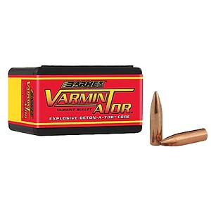 Barnes Bullets 30168 22 Caliber Bullets VARMIN-A-TOR, 40 Grains, Hollow Point (HP), Per 100