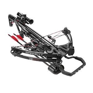Barnett Crossbows BAR78001 TS370 Crossbow Package with 4x32mm Scope, Black 