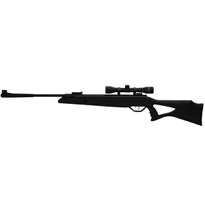 Beeman 10617 Longhorn Air Rifle .177 Caliber with Black Synthetic Stock 