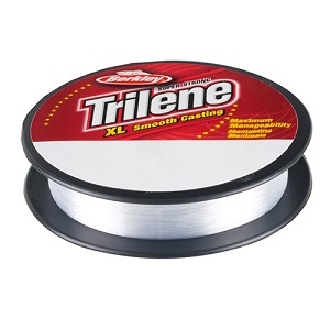 Berkley 1002321 Trilene XL Monofilament Service Spool 110 Yards, 0.009" Diameter, 6 lb Breaking Strength, Fluorescent Clear/Blue