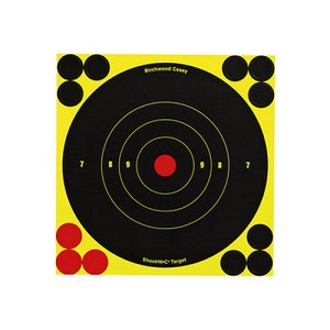 Birchwood Casey 34585 Shoot-N-C Targets: Bull's-Eye 6", Per 1000