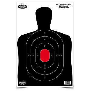 Birchwood Casey 35709 Dirty Bird Silhouette Target BC27, 12" x 18", (Per 50)