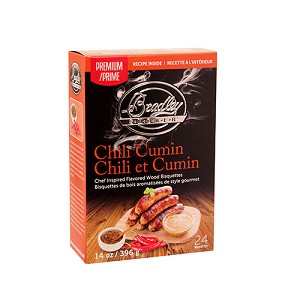 Bradley Technologies BTCC24 Smoker Bisquettes Chili Cumin, 24 Pack