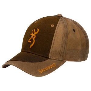 Browning 308192981 Cap Two-Tone Wax, Dark Brown/Brown