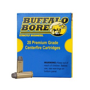Buffalo Bore Ammunition 19A/20 357 Magnum Heavy Pistol & Handgun 180 Grains, Lead Flat Nose Gas Check JFNGC, (Per 20)