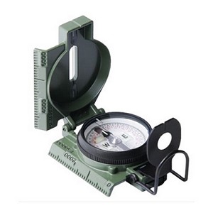 Cammenga 27CS Lensatic Compass Phosphorescent, Clam Pack