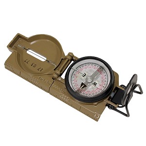 Cammenga 3HCBCS Lensatic Compass Tritium, Coyote Brown