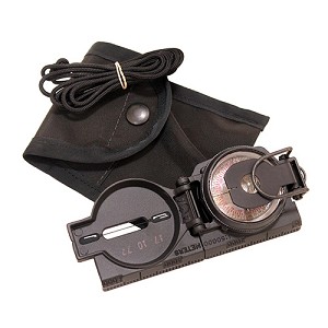 Cammenga B3HCS S.W.A.T.Black Lensatic Compass Tritium, Clam Pack