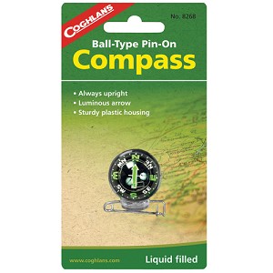 Coghlans 8268 Ball Pin-On Compass 