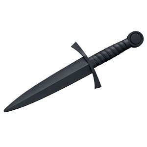 Cold Steel 92RDAGZ Rubber Training Medieval Dagger, Clam Package