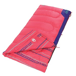 Coleman 2000025289 Sleeping Bag Pink, Rectangular, Youth