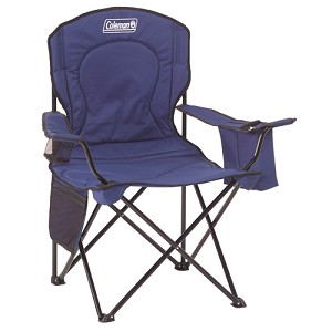 Coleman 2000032008 Chair Adult Quad w/Cooler, Blue