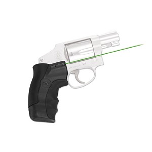 Crimson Trace LG-350G Smith and Wesson J-Frame Round Butt Lasergrip, Green