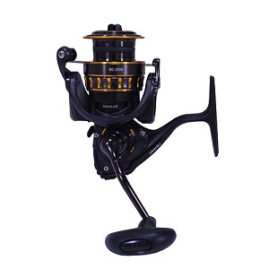 Daiwa BG2500 BG Saltwater Spinning Reel 2500, 5.6:1 Gear Ratio, 6+1 Bearings, 33.20" Retrieve Rate, 13.20 lb Max Drag