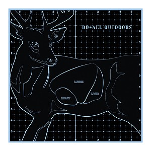 Do-All Traps ACSP9 AccuBlue Splatter Target 12" x 12" Deer, 5 Pack