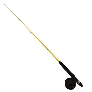 Eagle Claw PK66TF Pack-It Fly Combo, 6'6" Length, 1 Piece Telescopic. #3 Line Weight 