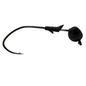 Eagle Claw TKSHB14B-4/0 TroKar Shell Buster Jig 1/4 oz, Black, Per 3