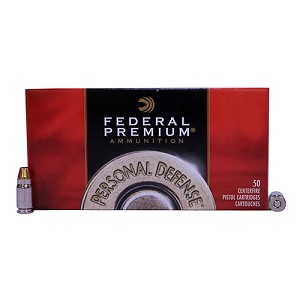 Federal Cartridge P357S1 357 Sig Premium Personal Defense, 125 Grains, Jacketed Hollow Point, Per 50