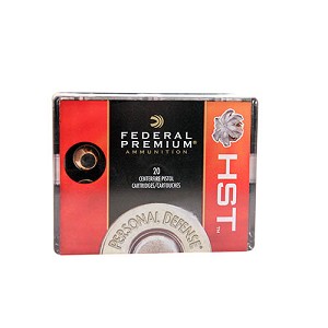 Federal Cartridge P40HST1S 40 Smith & Wesson Premium Personal Defense, 180 Grains, HST Jacketed Hollow Point, Per 20