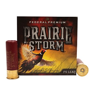 Federal Cartridge PF129FS4 12 Gauge Prairie Storm, 3", 1 5/8 oz, #4 Lead Shot, Per 25