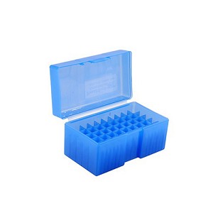 Frankford Arsenal 1083789 Hinge Top Ammunition Box .44 Special to .44 Magnum Calibers, Holds 50 Rounds