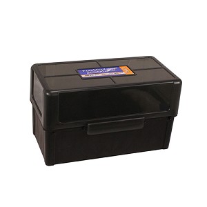 Frankford Arsenal 1083791 Hinge Top Ammunition Box Belted Magnum Calibers, Holds 50 Rounds