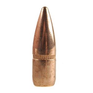 Hornady 22671 .22 Caliber (0.224" Diameter) Bullets 55 Grains, Full Metal Jacket Boat Tail (FMJ/BT) with Cannelure, Per 500