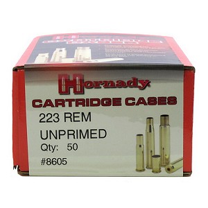 Hornady 8605 Unprimed Brass 223 Remington (Per 50)